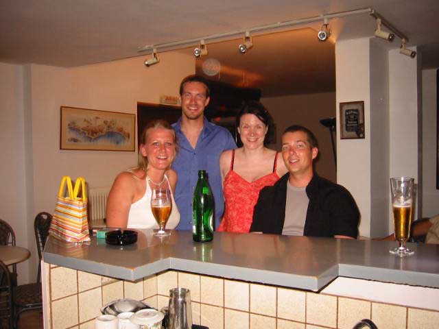 The four of us: Jette, Lars, Me and Sune