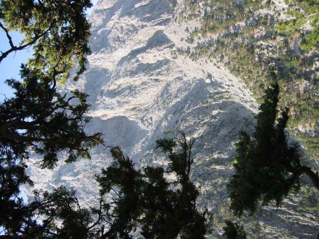 Samaria Gorge - the start of an 18K hike