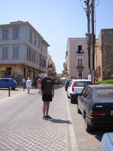 Lars in town (Chania)