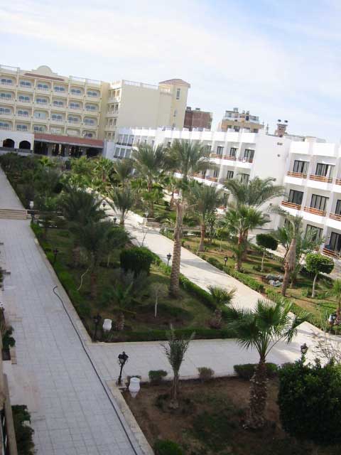 The hotel in Hurgada