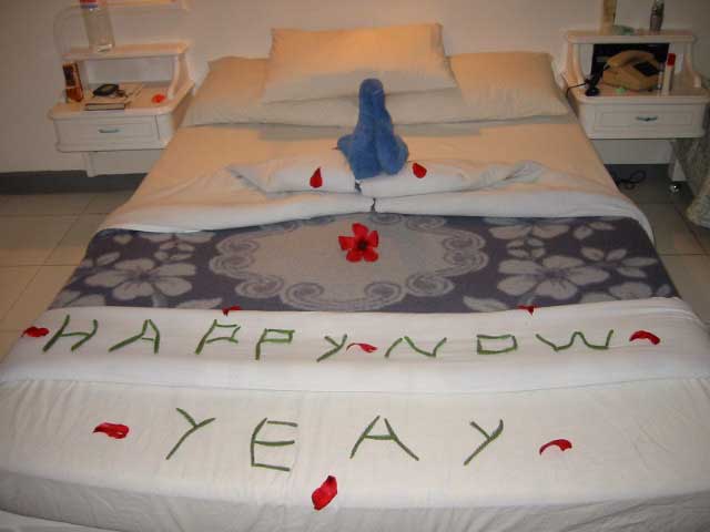 Now yeay's day in the hotel