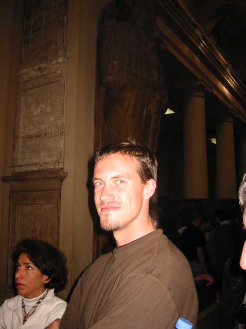 Lars in the museum