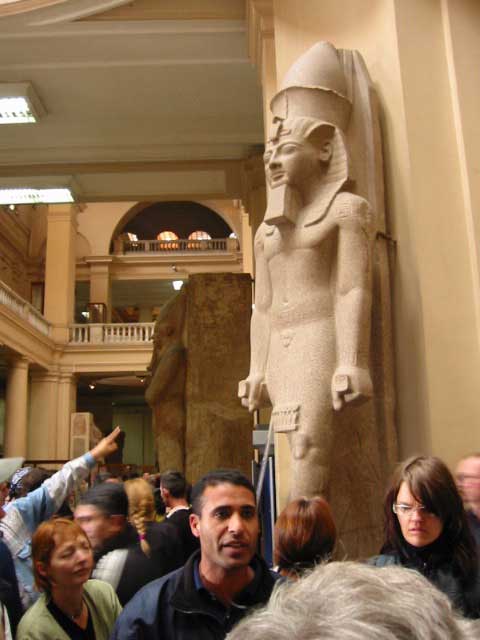 Our guide talking about Ramses II