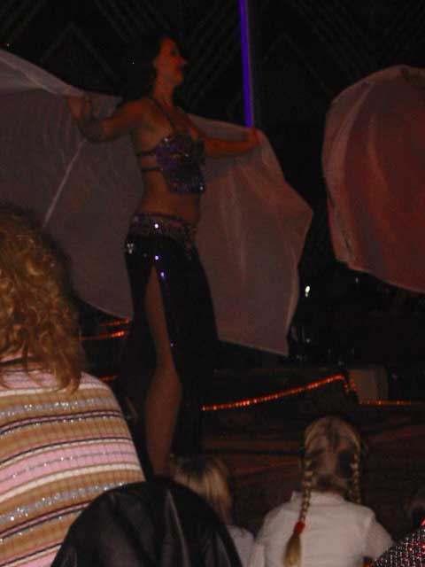 ...complete with belly dancers