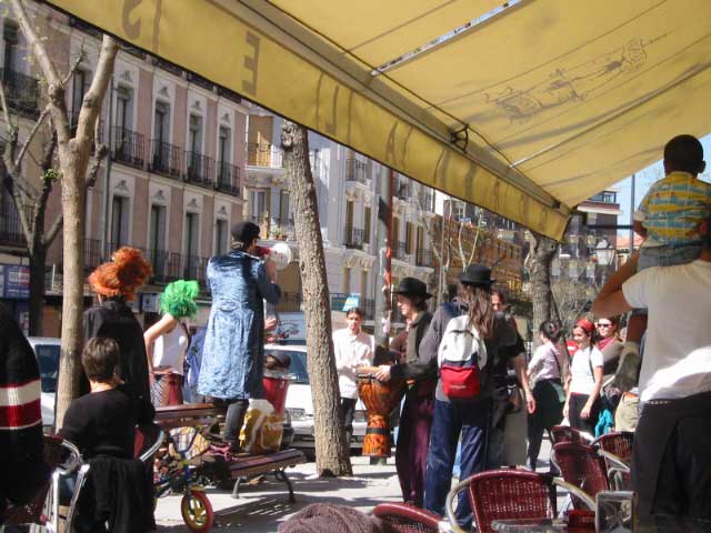 War protest in Madrid