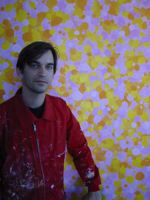 Jim in front of a painting