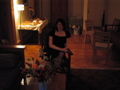 In Nic's apartment